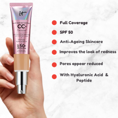 It Cosmetics CC+ illumination Colour correcting Cream SPF50