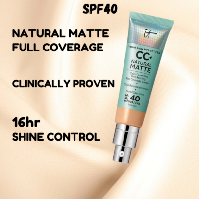 it CC+ Natural Matte Cream SPF40